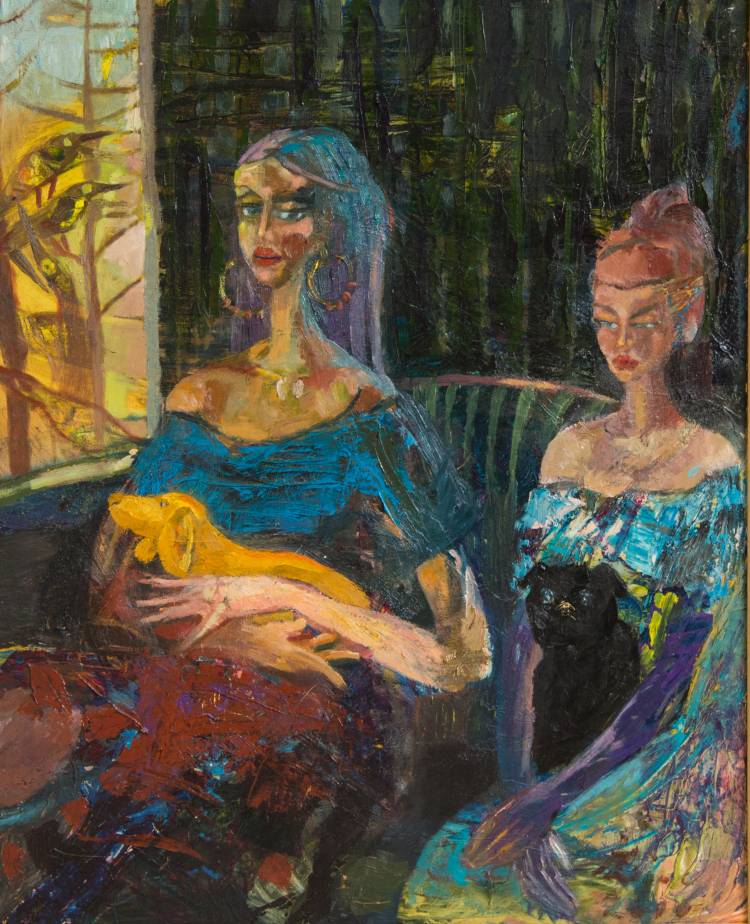 Mona Luiza z pupilem